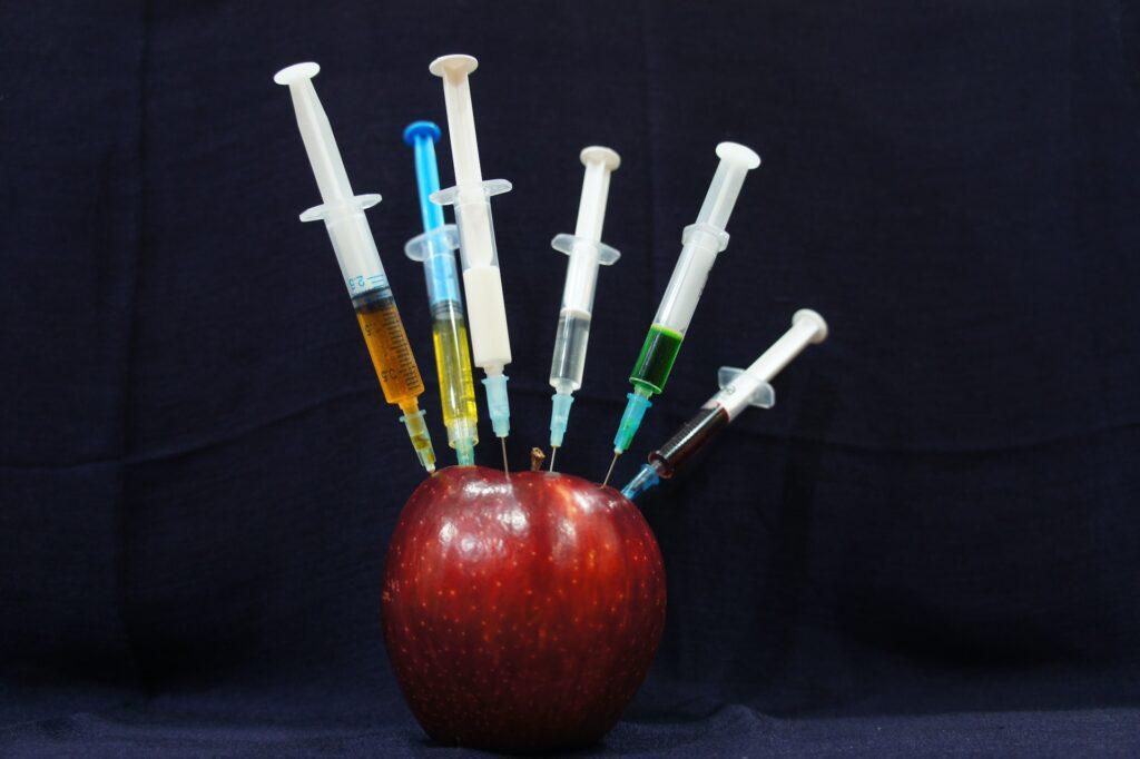 injection in apple